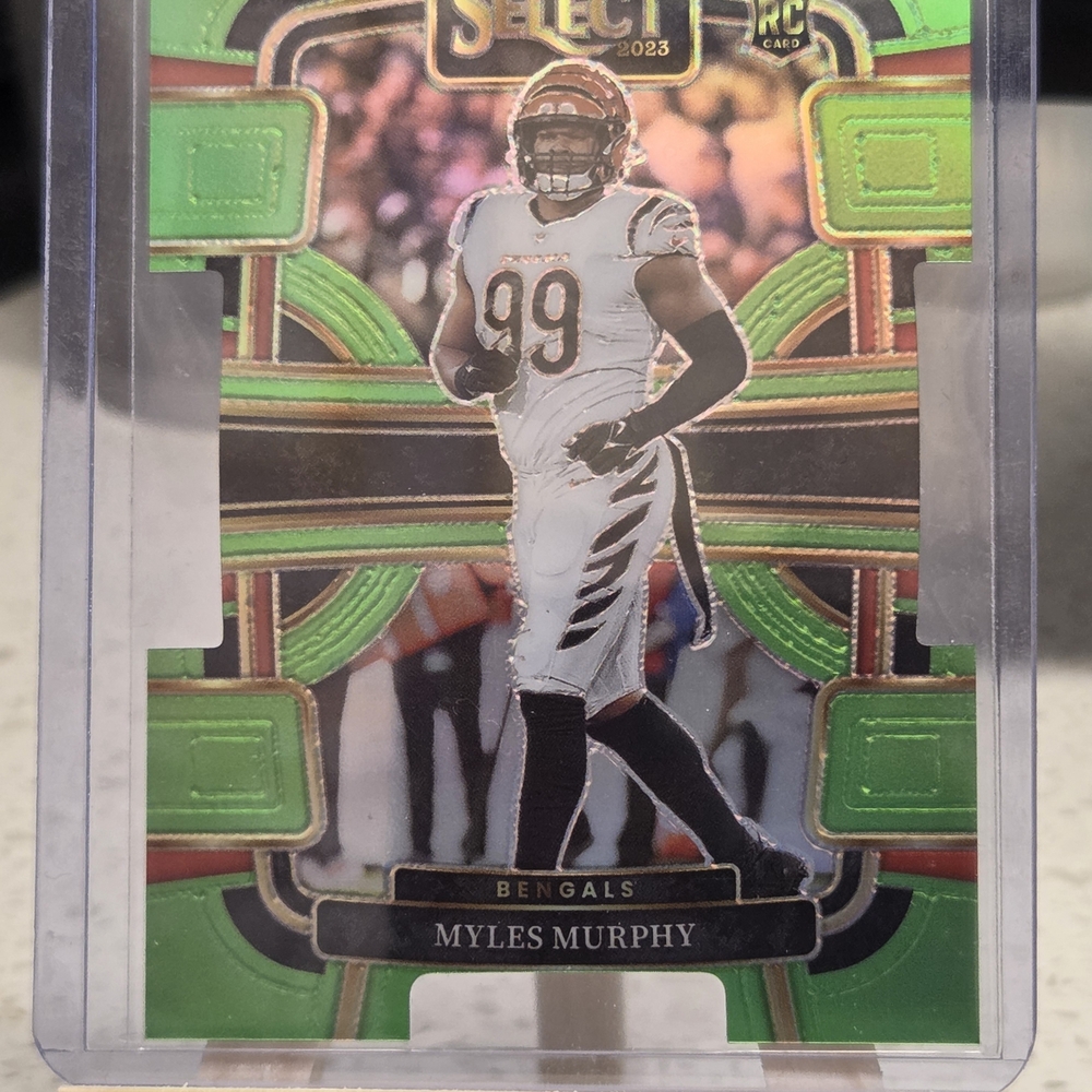 2023 Myles Murphy Bengals Card - Green